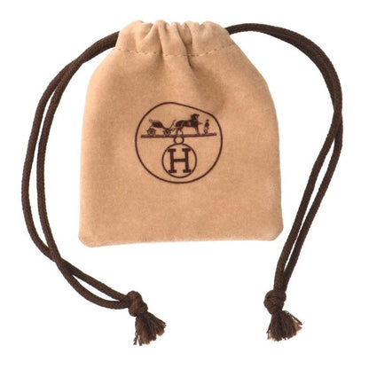 HERMES Logo Engraved Chain Gold Glove Holder Size ONE SIZE