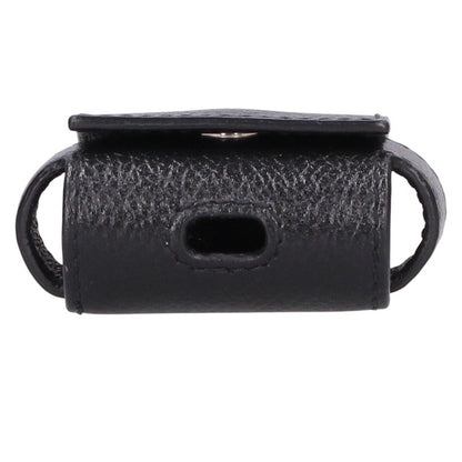 BALENCIAGA Logo Leather AirPods Case Black