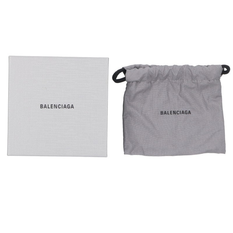 BALENCIAGA Logo Leather AirPods Case Black