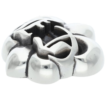 Chrome Hearts BS Raised BS Fleur Magnet Silver