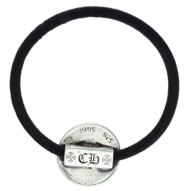 Chrome Hearts Cross Ball Button Hair Tie Silver/Black