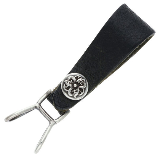 Chrome Hearts Celtic Ball Leather Belt Loop Size ONE SIZE