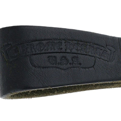 Chrome Hearts Celtic Ball Leather Belt Loop Size ONE SIZE