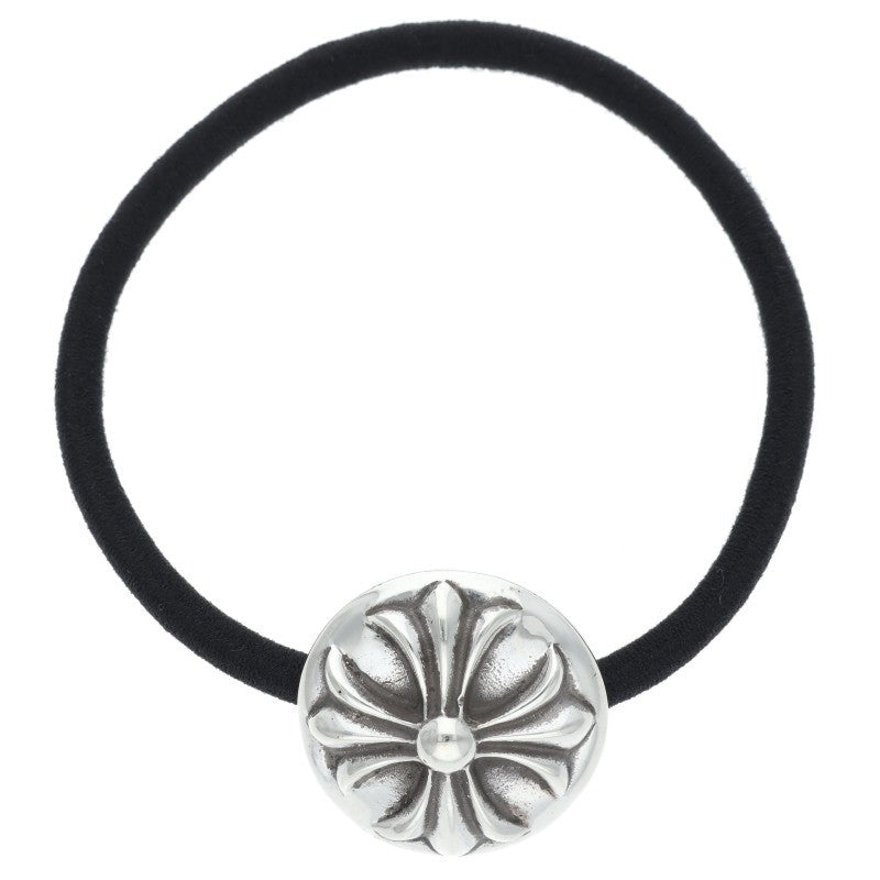 Chrome Hearts Cross Ball Button Hair Tie Silver
