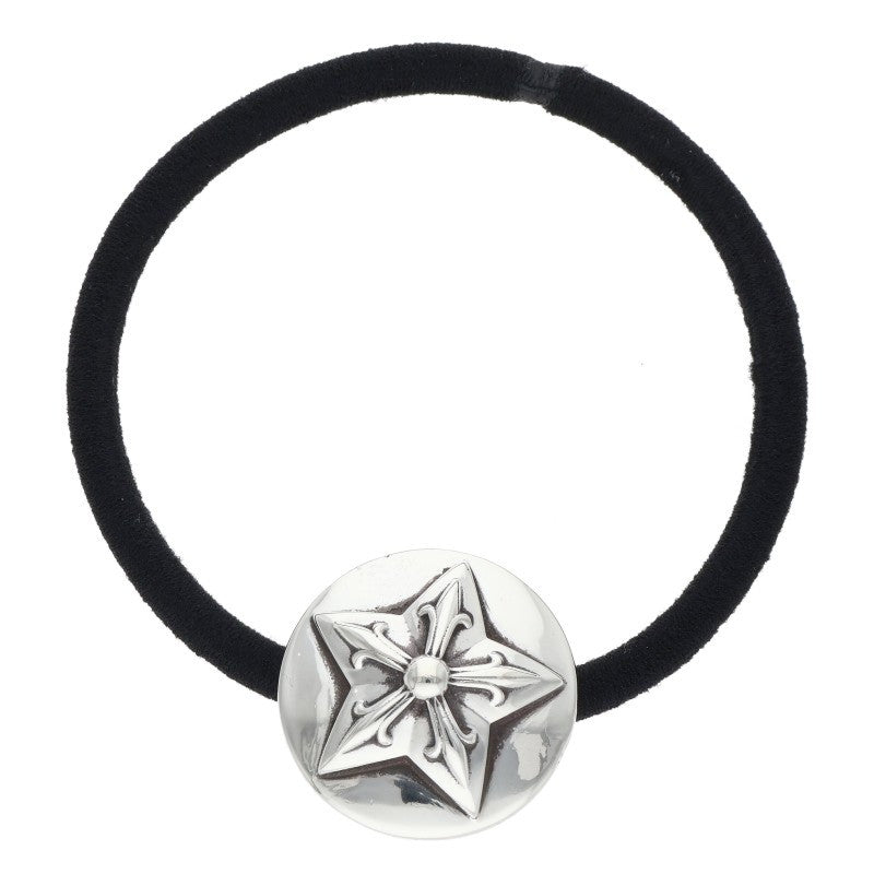 Chrome Hearts Star Button Hair Tie Silver