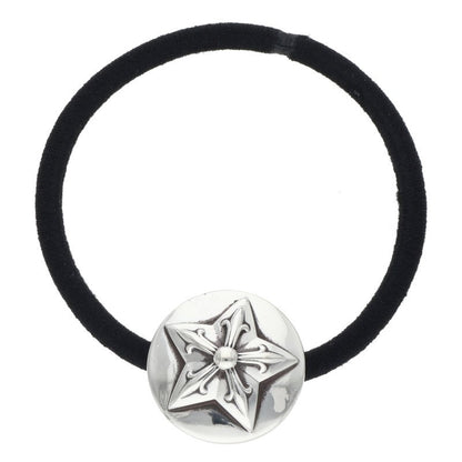 Chrome Hearts Star Button Hair Tie Silver