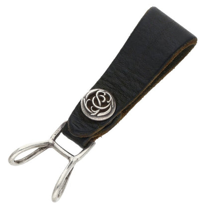 Chrome Hearts Floral Ball Leather Belt Loop Size ONE SIZE