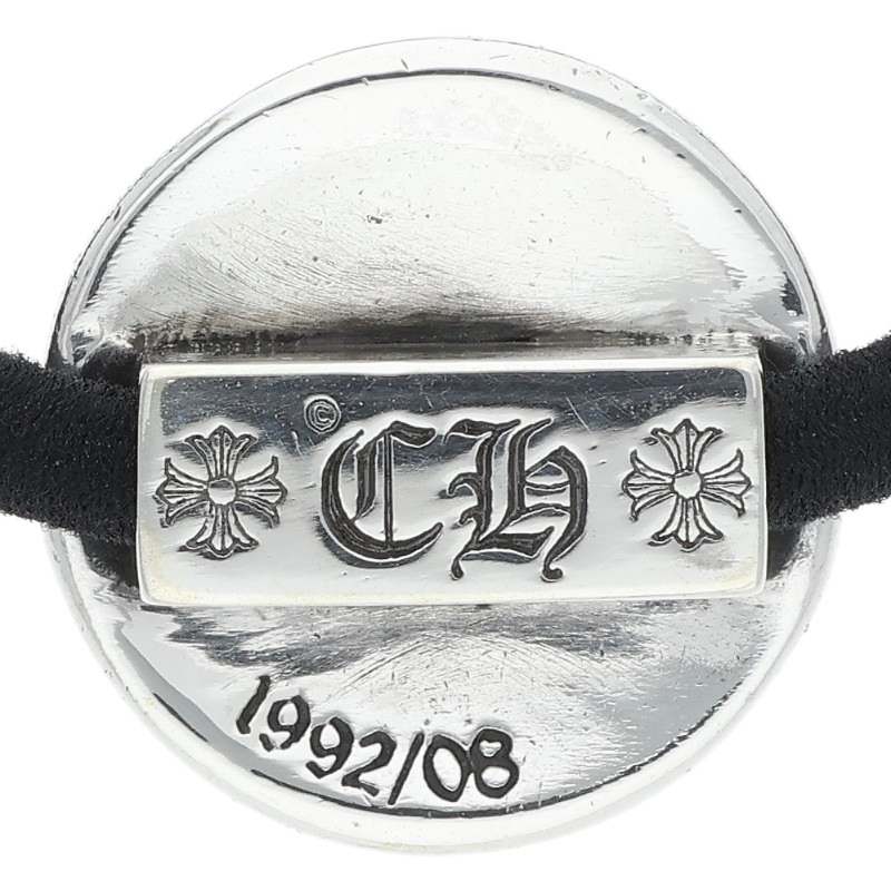 Chrome Hearts Star Button Silver Concho Hair Tie