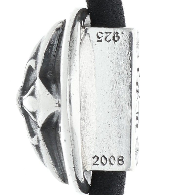 Chrome Hearts Star Button Silver Concho Hair Tie