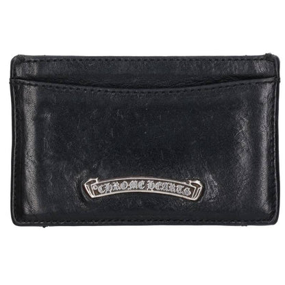 Chrome Hearts Jotter Card Case Black Silver Size ONE SIZE