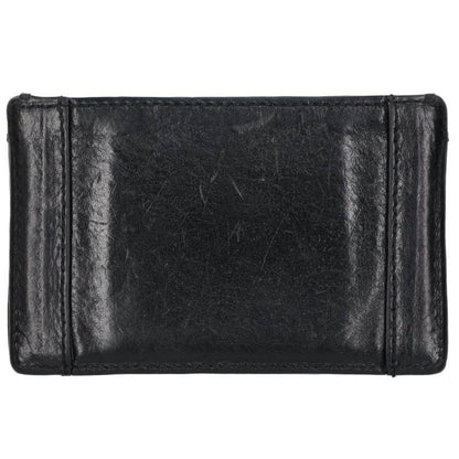 Chrome Hearts Jotter Card Case Black Silver Size ONE SIZE