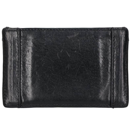 Chrome Hearts Jotter Card Case Black Silver Size ONE SIZE