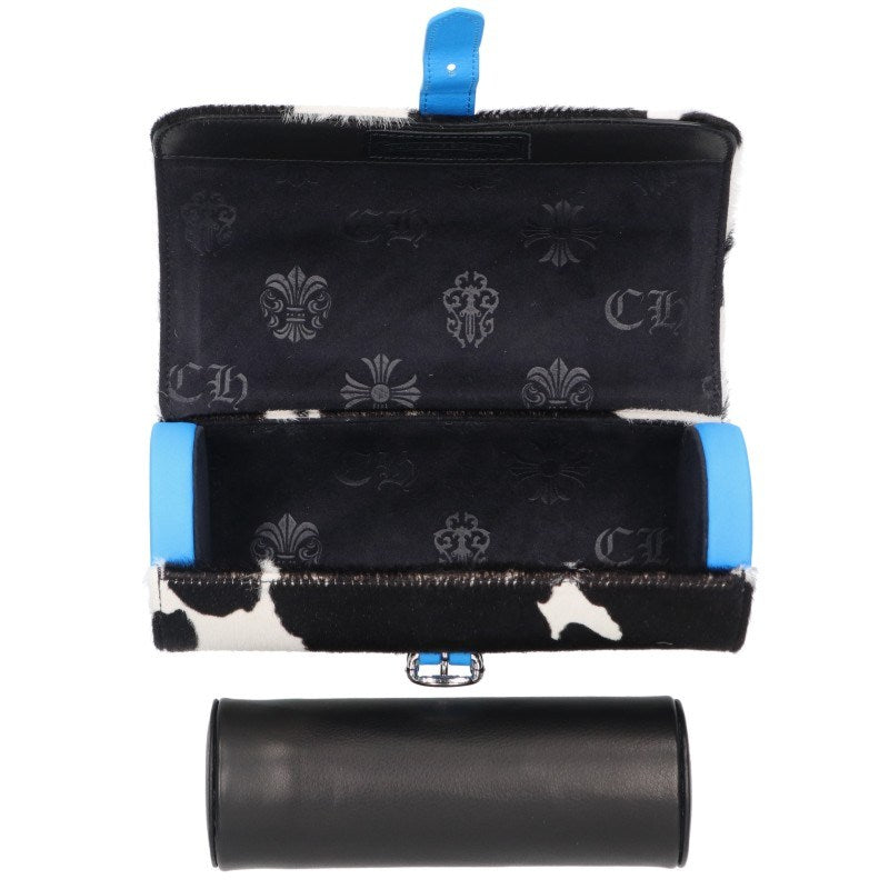Chrome Hearts Cemetery Cross Hair Calf Watch Case
