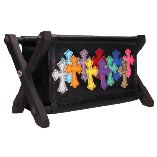Chrome Hearts Multi Cross Leather Remote Organizer