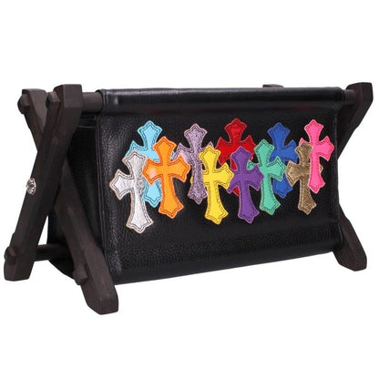 Chrome Hearts Multi Cross Leather Remote Organizer