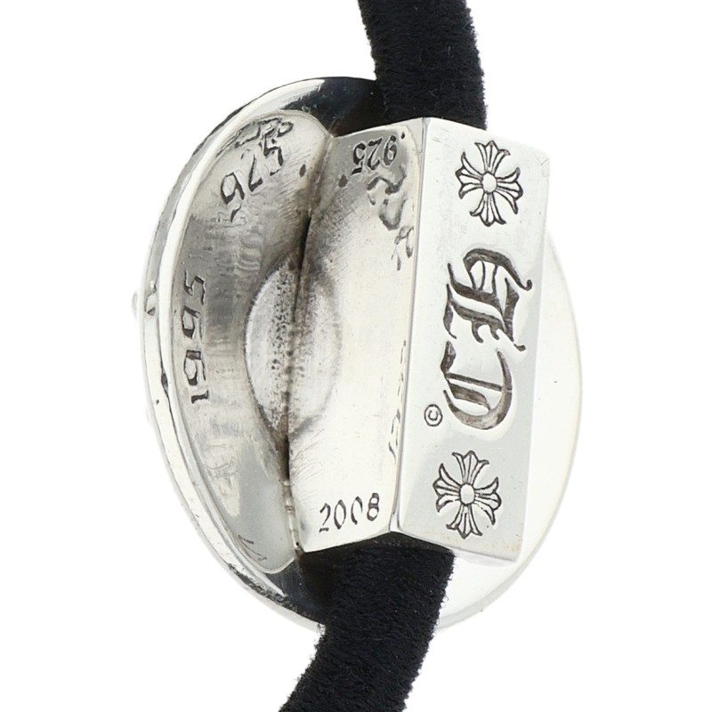 Chrome Hearts Cross Ball Concho Silver Hair Tie