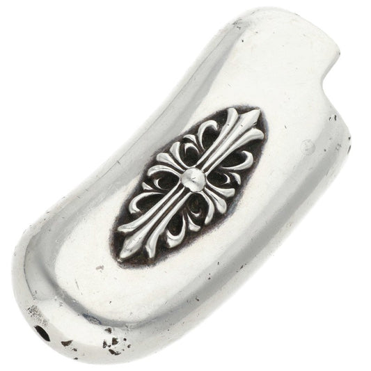 Chrome Hearts Floral Cross Silver Lighter Case