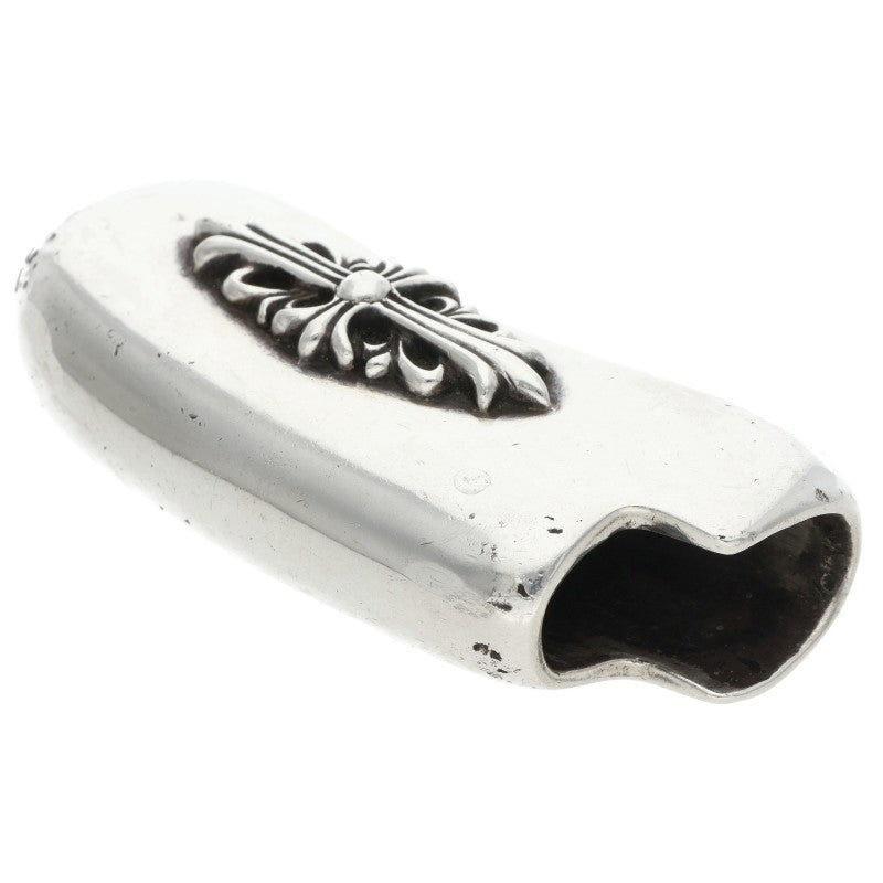 Chrome Hearts Floral Cross Silver Lighter Case