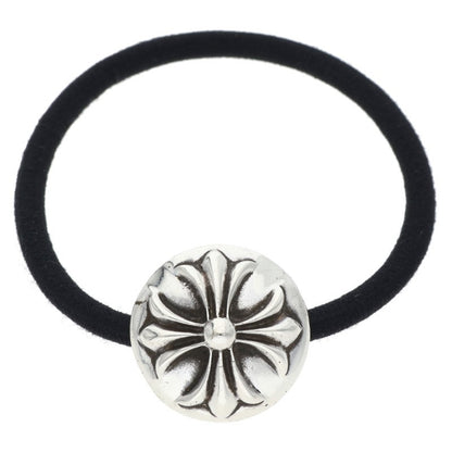 Chrome Hearts Crossball Button Silver Concho Hair Tie