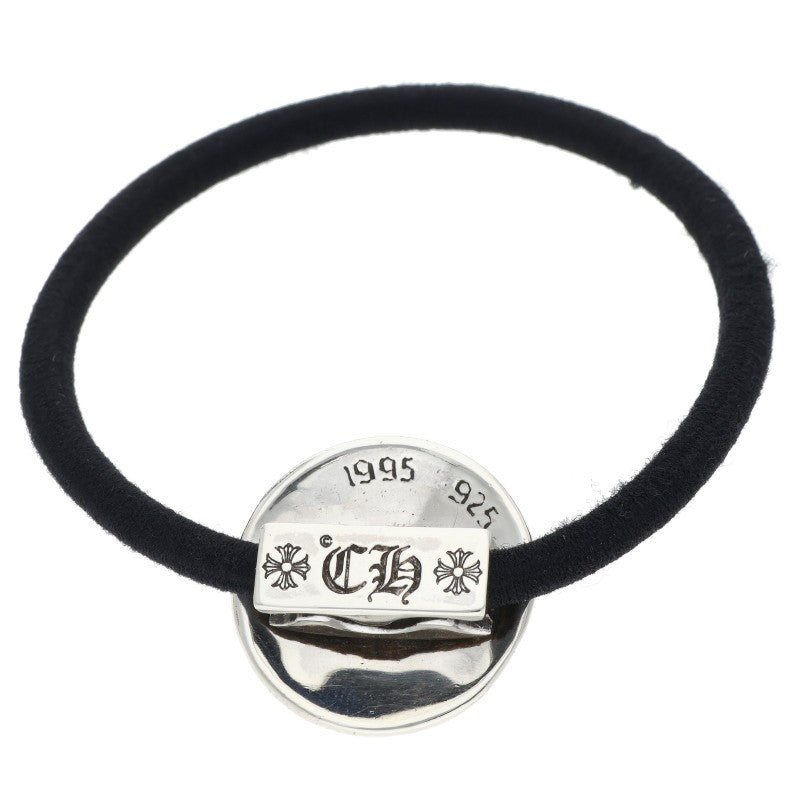 Chrome Hearts Crossball Button Silver Concho Hair Tie