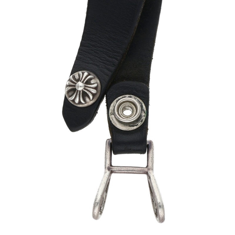 Chrome Hearts Cross Ball Leather Belt Loop Size ONE SIZE