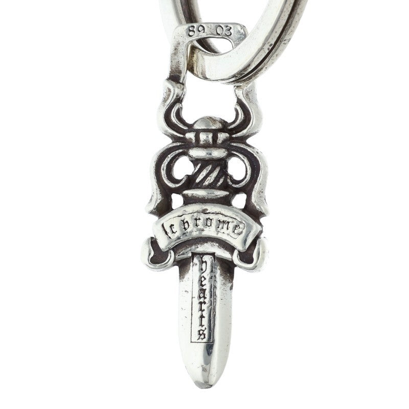 Chrome Hearts #5 Dagger Silver Key Ring Size ONE SIZE