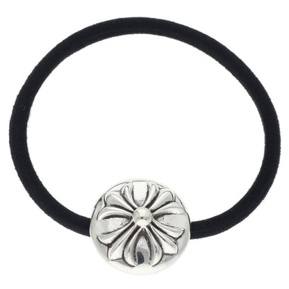 Chrome Hearts Crossball Button Old Silver Concho Hair Tie