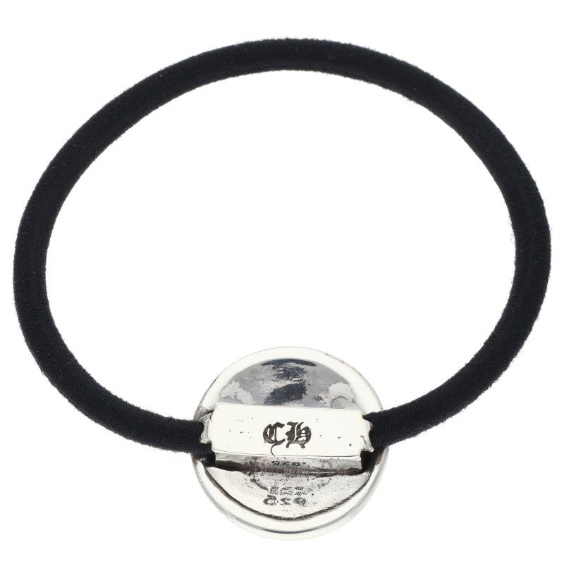 Chrome Hearts Crossball Button Old Silver Concho Hair Tie