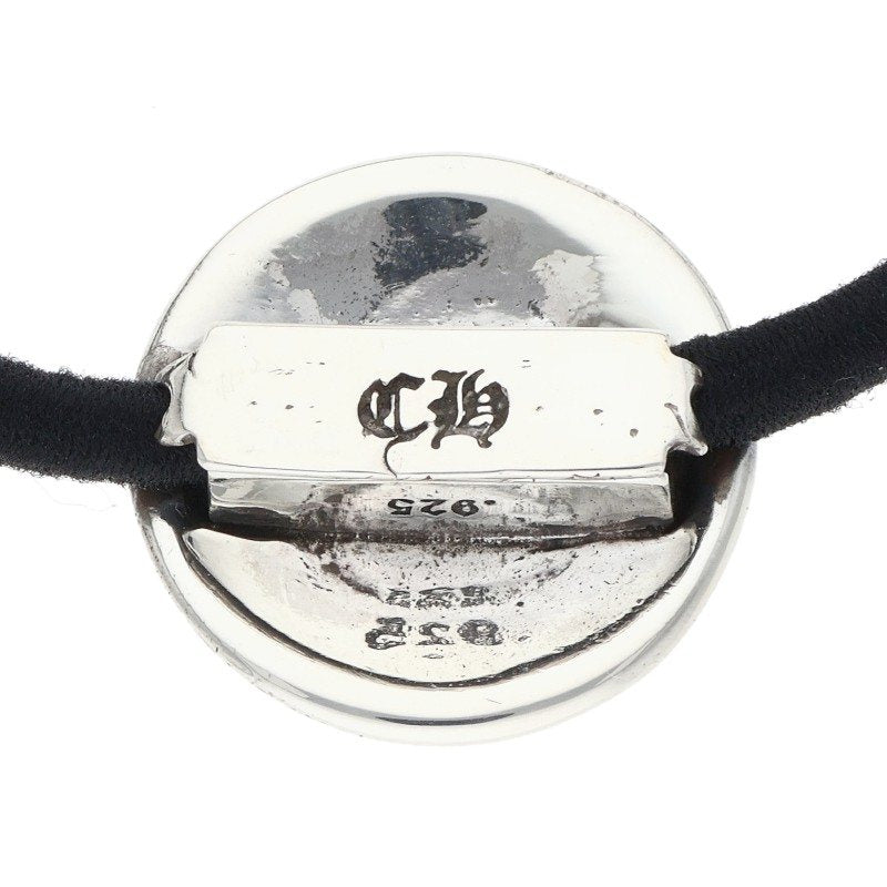 Chrome Hearts Crossball Button Old Silver Concho Hair Tie