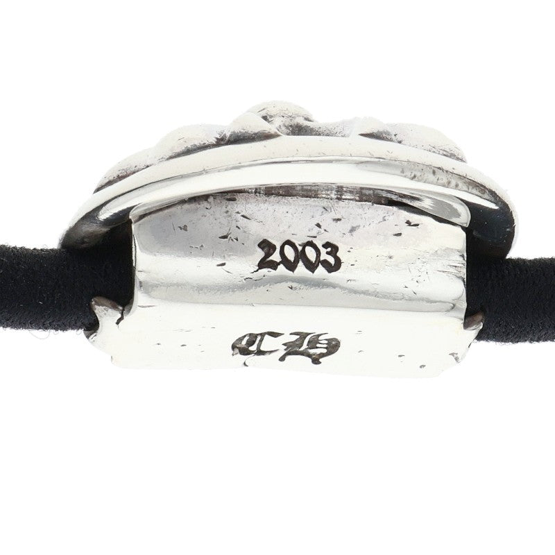 Chrome Hearts Crossball Button Old Silver Concho Hair Tie