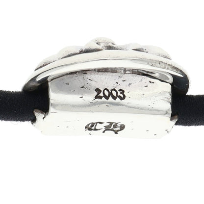 Chrome Hearts Crossball Button Old Silver Concho Hair Tie