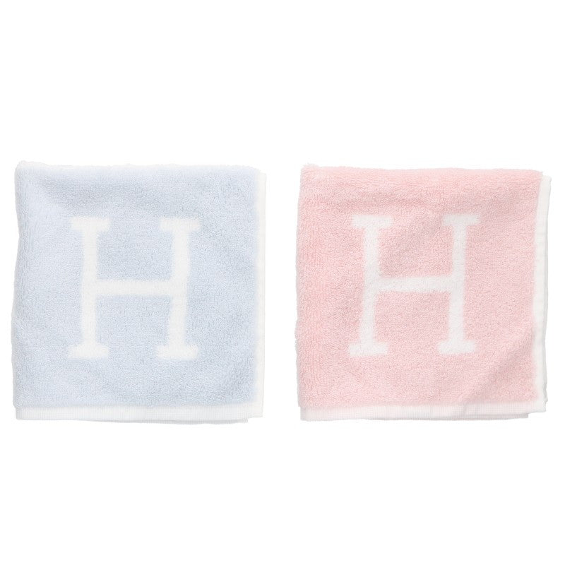HERMES H-Logo Avalon Cotton Hand Towel 2-Piece Set Multi