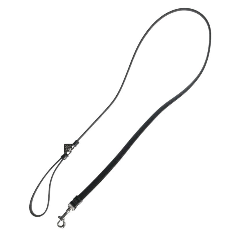 PRADA Triangle Logo Retractable Holder Black Belt