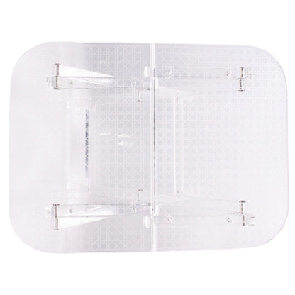 DIOR Small Clear Folding Cannage Table