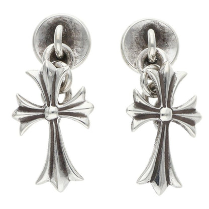 Chrome Hearts Tiny CH Cross Silver Cufflinks