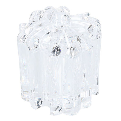 Chrome Hearts CH Plus Glass Candle Holder Clear