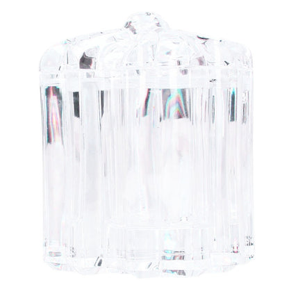 Chrome Hearts CH Plus Glass Candle Holder Clear