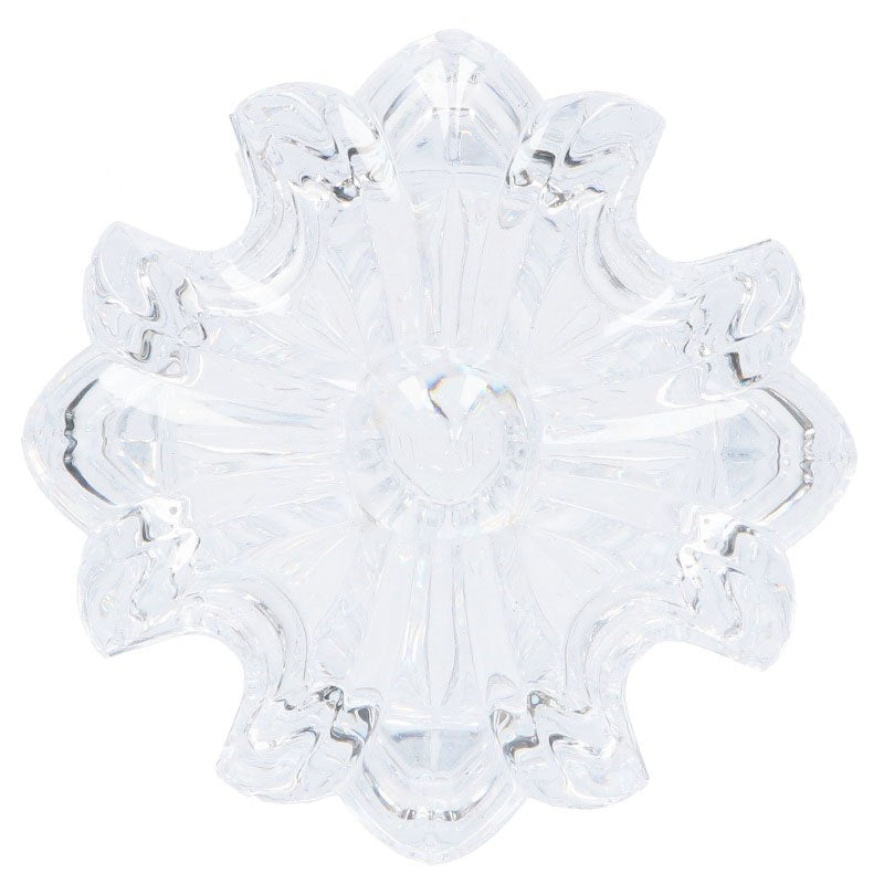 Chrome Hearts CH Plus Glass Candle Holder Clear
