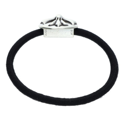 Chrome Hearts Cross Ball Button Hair Tie Silver