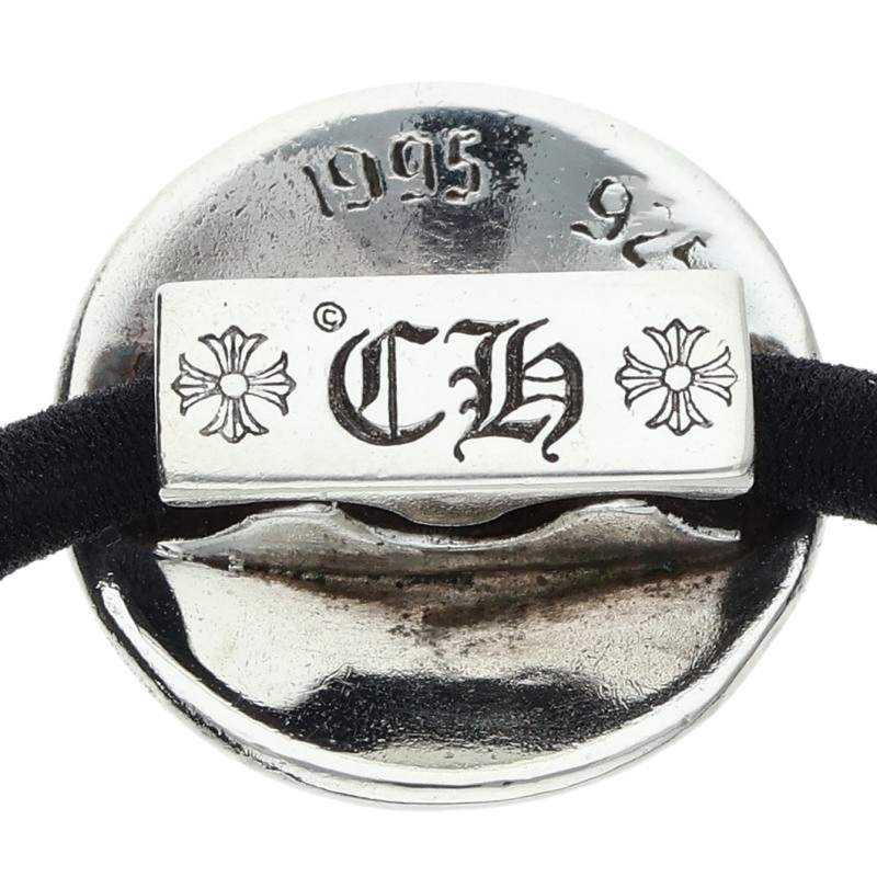 Chrome Hearts Cross Ball Button Hair Tie Silver