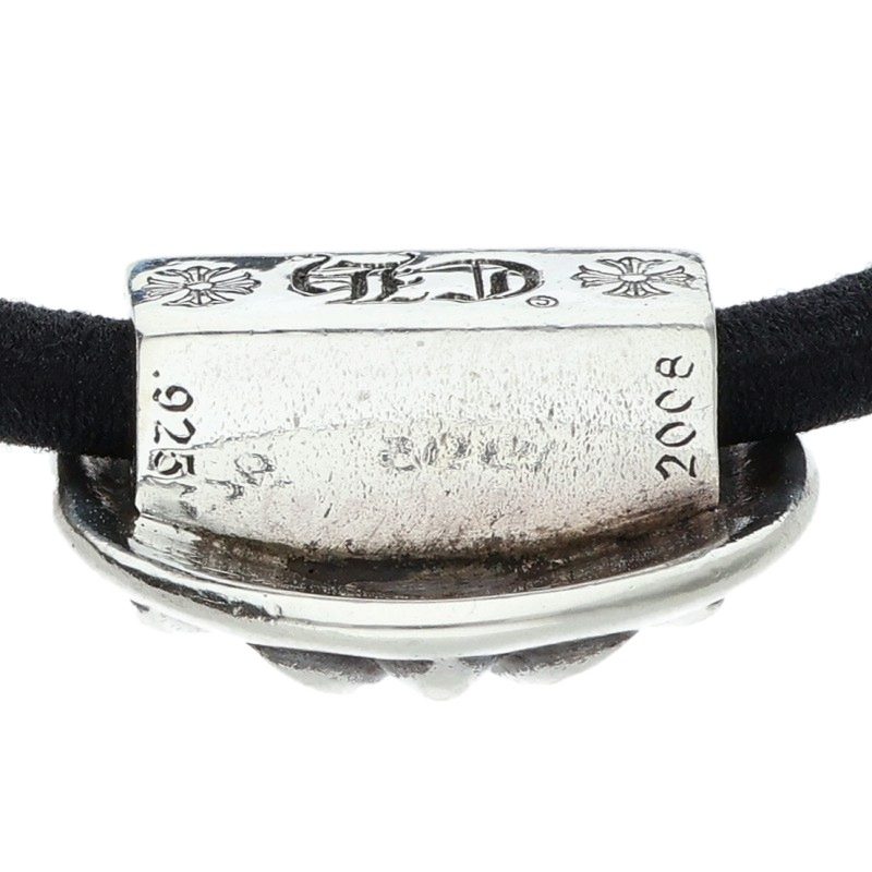 Chrome Hearts Cross Ball Button Hair Tie Silver