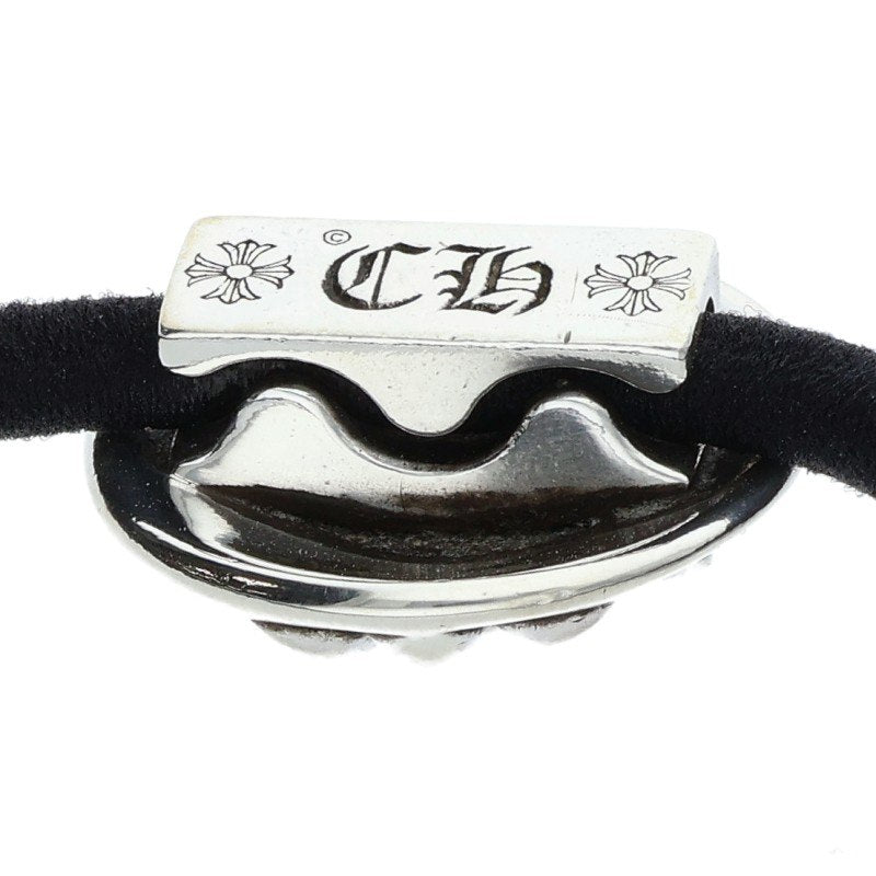 Chrome Hearts Cross Ball Button Hair Tie Silver Black