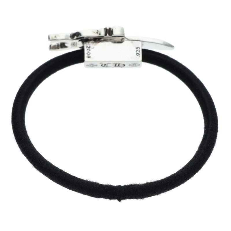 Chrome Hearts Dagger Button Silver Concho Hair Tie