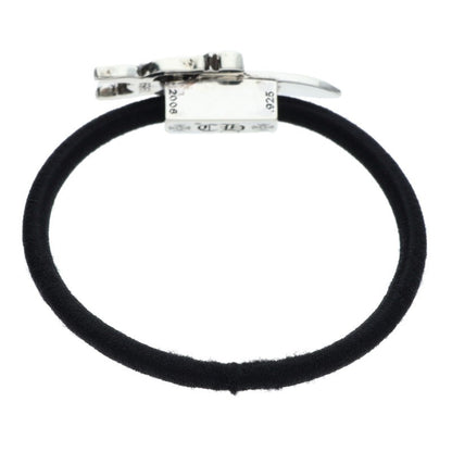 Chrome Hearts Dagger Button Silver Concho Hair Tie