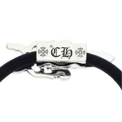 Chrome Hearts Dagger Button Silver Concho Hair Tie
