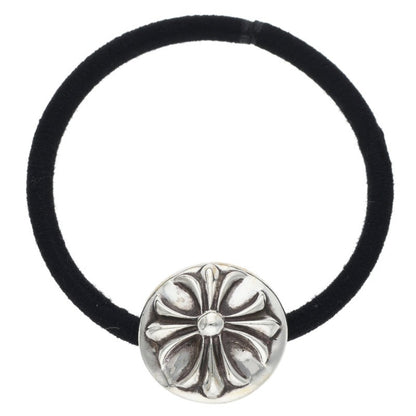 Chrome Hearts Cross Ball Button Hair Tie Silver