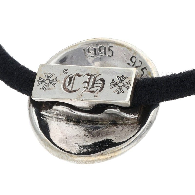 Chrome Hearts Cross Ball Button Hair Tie Silver