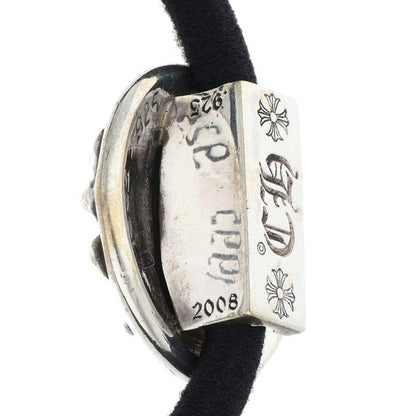 Chrome Hearts Cross Ball Button Hair Tie Silver