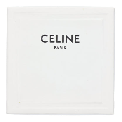 CELINE Triomphe Design Hair Clip Silver