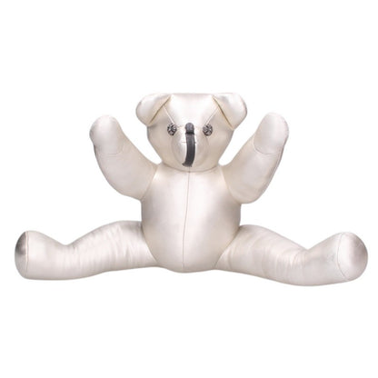 Chrome Hearts Dagger Zip Cross Ball Teddy Silver Accents